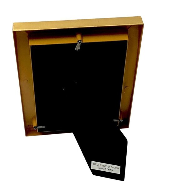 Terragrafics Gold Leaf Frame for 4x6 Photo Metal Vintage Desk Frame - Picture 9 of 12